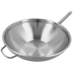 Demeyere Wok Vlakke Bodem 36 Cm -Keukenwinkel Met Korting 000023358