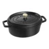 Staub Gietijzeren Braadpan 27 Cm / 3,25 L, Ovaal, Zwart -Keukenwinkel Met Korting 1003201 1