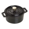 Staub Mini Braadpan 10 Cm / 250 Ml, Rond, Zwart -Keukenwinkel Met Korting 40500 101 0 1