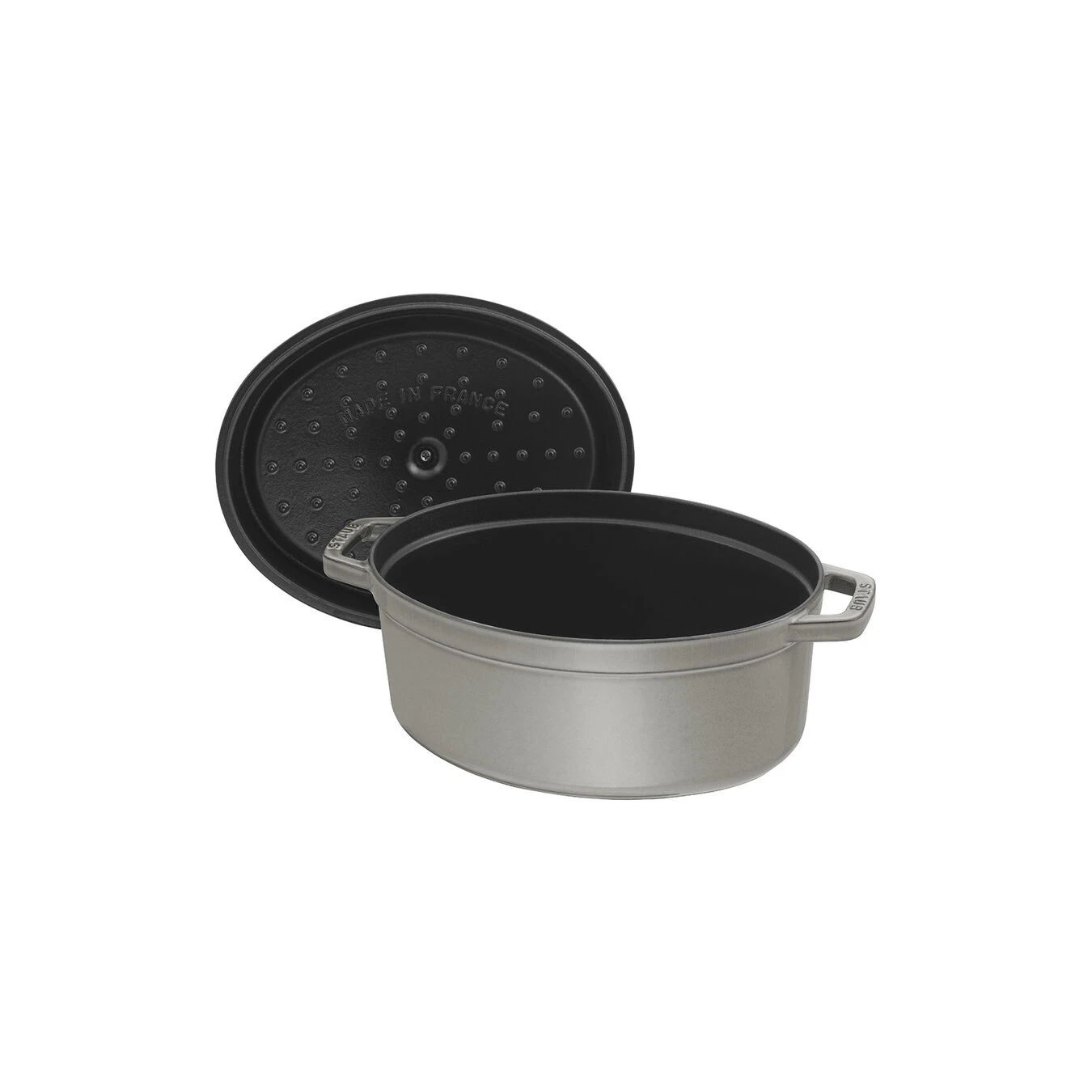Staub Gietijzeren Braadpan 29 Cm / 4,25 L, Ovaal, Grafietgrijs 6 Staub Gietijzeren Braadpan 29 Cm / 4,25 L, Ovaal, Grafietgrijs - Afbeelding 4