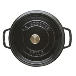 Staub Gietijzeren Braadpan 24 Cm / 3,8 L, Rond, Zwart -Keukenwinkel Met Korting 40500 241 0 3