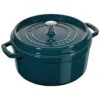 Staub Gietijzeren Braadpan 28 Cm / 6,75 L, Rond, La-mer -Keukenwinkel Met Korting 40501 115 0 1