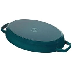 Staub Ovenschaal Met Deksel 33 Cm, Ovaal, La-mer 10 Staub Ovenschaal Met Deksel 33 Cm, Ovaal, La-mer -Keukenwinkel Met Korting 40501 125 0 4