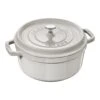 Staub Gietijzeren Braadpan 28 Cm / 6,75 L, Rond, White Truffle -Keukenwinkel Met Korting 40501414