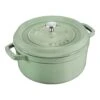 Staub Gietijzeren Braadpan 26 Cm / 5,25 L, Rond, Salie -Keukenwinkel Met Korting 40505 364 1