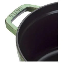 Staub Gietijzeren Braadpan 26 Cm / 5,25 L, Rond, Salie -Keukenwinkel Met Korting 40505 364 2