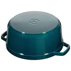 Staub Gietijzeren Braadpan 24 Cm / 3,8 L, Rond, La-mer 10 Staub Gietijzeren Braadpan 24 Cm / 3,8 L, Rond, La-mer -Keukenwinkel Met Korting 40508 654 0 2