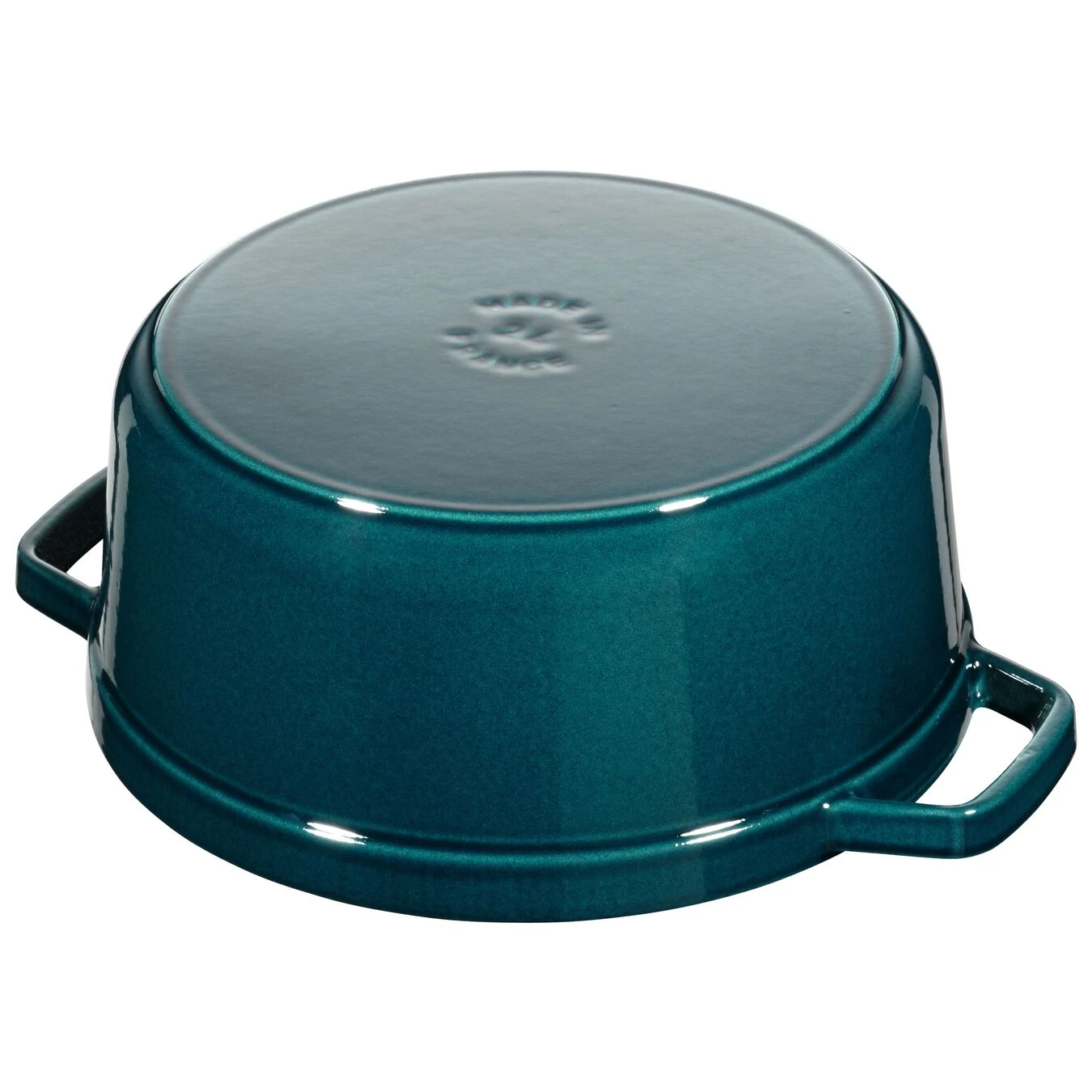Staub Gietijzeren Braadpan 24 Cm / 3,8 L, Rond, La-mer 5 Staub Gietijzeren Braadpan 24 Cm / 3,8 L, Rond, La-mer - Afbeelding 3