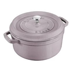 Staub Gietijzeren Braadpan 26 Cm / 5,25 L, Rond, Kersenbloesem