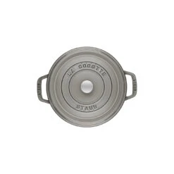 Staub Gietijzeren Braadpan 14 Cm / 800 Ml, Rond, Grafietgrijs -Keukenwinkel Met Korting 40509 304 0 2 5