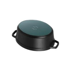 Staub Gietijzeren Braadpan 27 Cm / 3,25 L, Ovaal, Zwart -Keukenwinkel Met Korting 40509 315 0 5 1