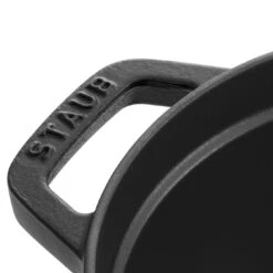 Staub Gietijzeren Braadpan 37 Cm / 8 L, Ovaal, Zwart -Keukenwinkel Met Korting 40509 315 0 6 6