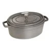 Staub Gietijzeren Braadpan 33 Cm / 6,75 L, Ovaal, Grafietgrijs 2 Staub Gietijzeren Braadpan 33 Cm / 6,75 L, Ovaal, Grafietgrijs -Keukenwinkel Met Korting 40509 324 0 2