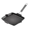 Staub Grillpan Met Schenktuit 24 X 24 Cm, Zwart