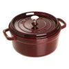 Staub Gietijzeren Braadpan 26 Cm / 5,25 L, Rond, Grenadine Rood -Keukenwinkel Met Korting 40509 357 0 1