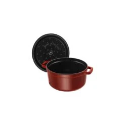 Staub Gietijzeren Braadpan 28 Cm / 6,75 L, Rond, Grenadine Rood -Keukenwinkel Met Korting 40509 357 0 3