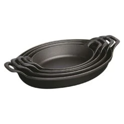 Staub Ovenschaal 28 Cm, Ovaal, Zwart -Keukenwinkel Met Korting 40509 391 0 2