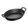 Staub Ovenschaal 24 Cm, Ovaal, Zwart -Keukenwinkel Met Korting 40509 393 0 1