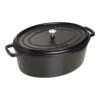 Staub Gietijzeren Braadpan 41 Cm / 12 L, Ovaal, Zwart 2 Staub Gietijzeren Braadpan 41 Cm / 12 L, Ovaal, Zwart -Keukenwinkel Met Korting 40509 509 0 1