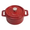 Staub Mini Braadpan 10 Cm / 250 Ml, Rond, Kersenrood -Keukenwinkel Met Korting 40509 799 0 1