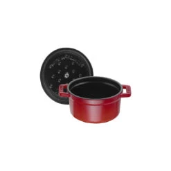 Staub Mini Braadpan 10 Cm / 250 Ml, Rond, Kersenrood -Keukenwinkel Met Korting 40509 799 0 5