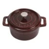 Staub Mini Braadpan 10 Cm / 250 Ml, Rond, Grenadine Rood -Keukenwinkel Met Korting 40509 805 0 1