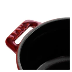 Staub Mini Braadpan 10 Cm / 250 Ml, Rond, Grenadine Rood -Keukenwinkel Met Korting 40509 805 0 3