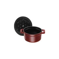 Staub Mini Braadpan 10 Cm / 250 Ml, Rond, Grenadine Rood -Keukenwinkel Met Korting 40509 805 0 5