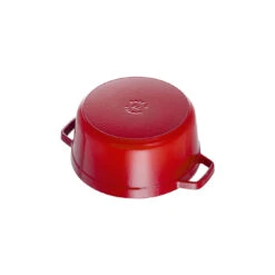 Staub Gietijzeren Braadpan 18 Cm / 1,7 L, Rond, Kersenrood -Keukenwinkel Met Korting 40509 814 0 6