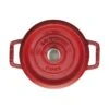 Staub Gietijzeren Braadpan 20 Cm / 2,2 L, Rond, Kersenrood -Keukenwinkel Met Korting 40509 820 0 1