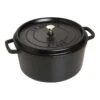 Staub Gietijzeren Braadpan 30 Cm / 8,4 L, Rond, Zwart -Keukenwinkel Met Korting 40509 863 0 1