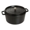 Staub Gietijzeren Braadpan 34 Cm / 12,5 L, Rond, Zwart -Keukenwinkel Met Korting 40510 307 0 1