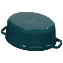 Staub Gietijzeren Braadpan 31 Cm / 5,5 L, Ovaal, La-mer -Keukenwinkel Met Korting 40510 598 0 3