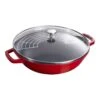 Staub Wok Met Glazen Deksel 30 Cm, Kersenrood -Keukenwinkel Met Korting 40511 345 0 3