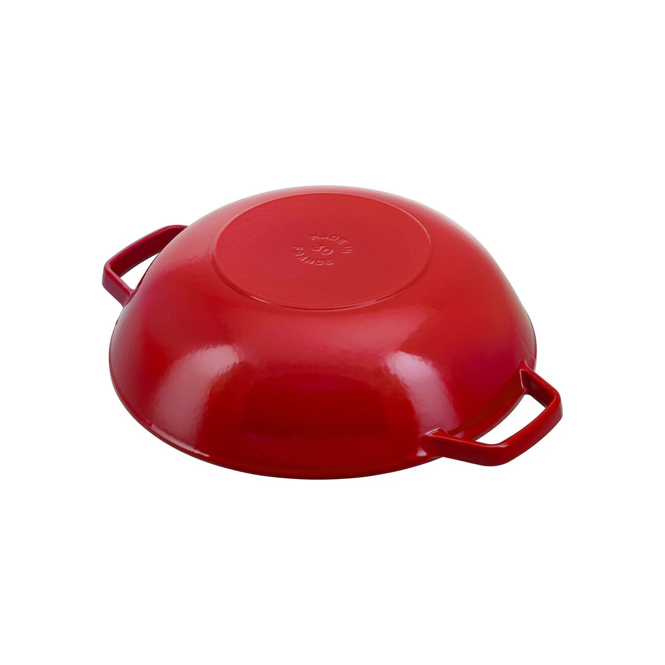 Staub Wok Met Glazen Deksel 30 Cm, Kersenrood 5 Staub Wok Met Glazen Deksel 30 Cm, Kersenrood - Afbeelding 3
