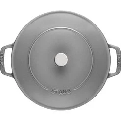 Staub Sauteerpan Chistera 24 Cm / 2,5 L, Grafietgrijs -Keukenwinkel Met Korting 40511 471 0 6