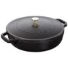 Staub Sauteerpan Chistera 28 Cm / 3,7 L, Zwart -Keukenwinkel Met Korting 40511 472 0 1