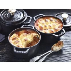 Staub Gietijzeren Braadpan 14 Cm / 800 Ml, Rond, Zwart -Keukenwinkel Met Korting 424420687