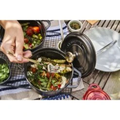 Staub Gietijzeren Braadpan 16 Cm / 1,25 L, Rond, Zwart -Keukenwinkel Met Korting 424422438