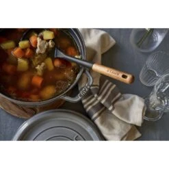 Staub Gietijzeren Braadpan 24 Cm / 3,8 L, Rond, Grafietgrijs -Keukenwinkel Met Korting 424424407