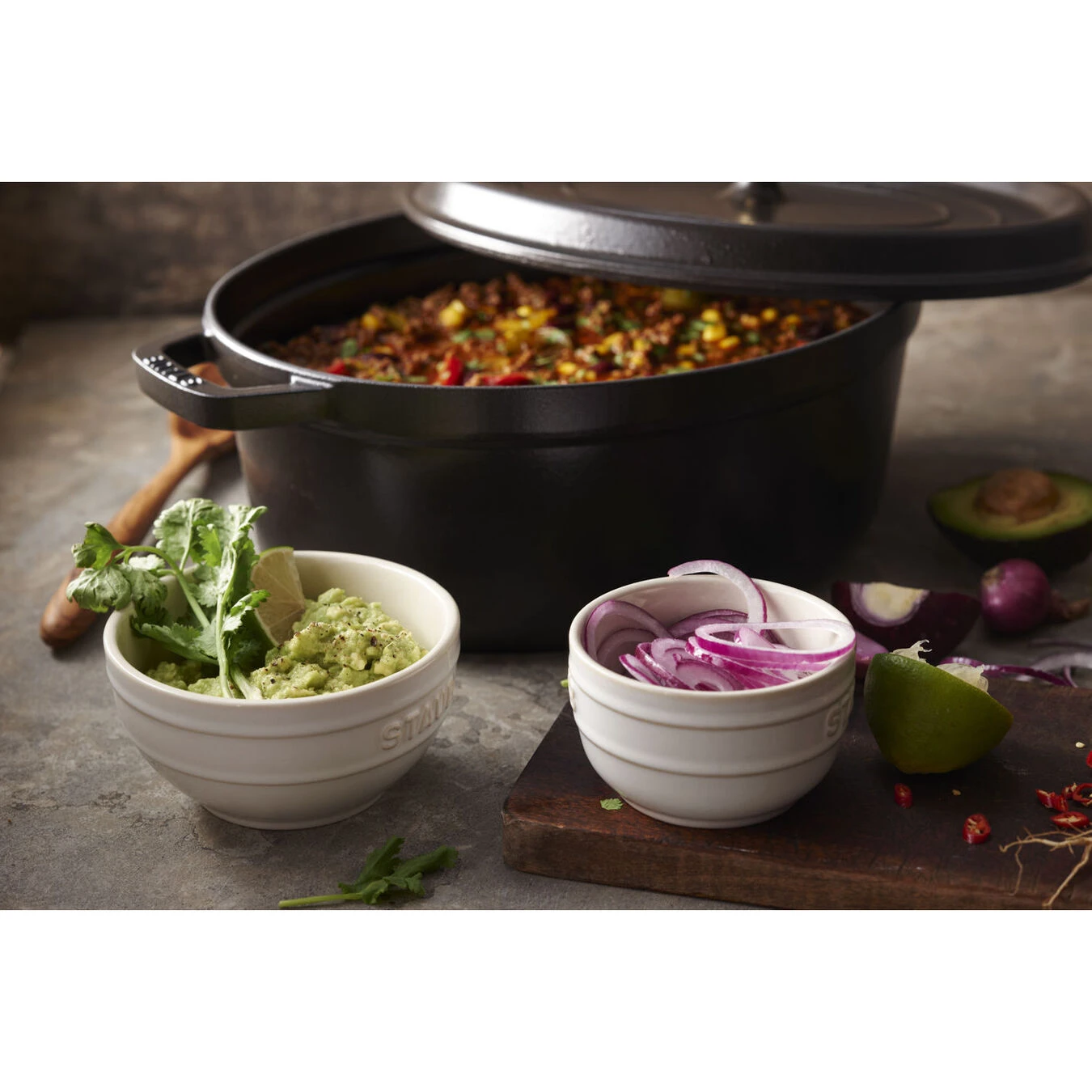 Staub Gietijzeren Braadpan 41 Cm / 12 L, Ovaal, Zwart 7 Staub Gietijzeren Braadpan 41 Cm / 12 L, Ovaal, Zwart - Afbeelding 5