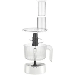 Zwilling Accessoires Voor Blenders 1,2 L, Zilver-wit -Keukenwinkel Met Korting ZW Food Processor Composing Weiss